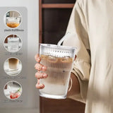 “12oz Iced Coffee Cups with Lids & Straws – 6-Pack Reusable Non-Fragile Drinking Cups for Iced Coffee, Tea & Juice”