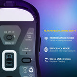 Attack Shark X3 Wireless Gaming Mouse – 49g Lightweight Tri-Mode Mouse with PAW3395 26K DPI Sensor, 200h Battery & 5 Buttons