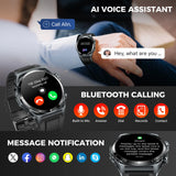 LaNikar KE6 1.43" AMOLED Smart Watch – Bluetooth Call, Health Monitor & IP68 Waterproof