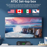 Digital TV Converter Box – ATSC Free-to-Air & QAM Cable Receiver with USB Recording for Terrestrial Broadcasts