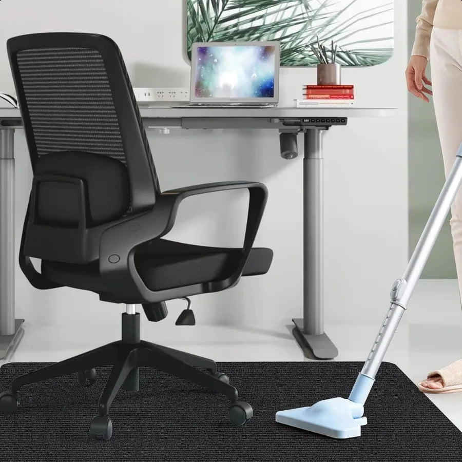 Office Chair Mat for Hardwood & Tile Floors – Large Anti-Slip Gaming & Computer Chair Floor Protector Rug, Easy to Clean