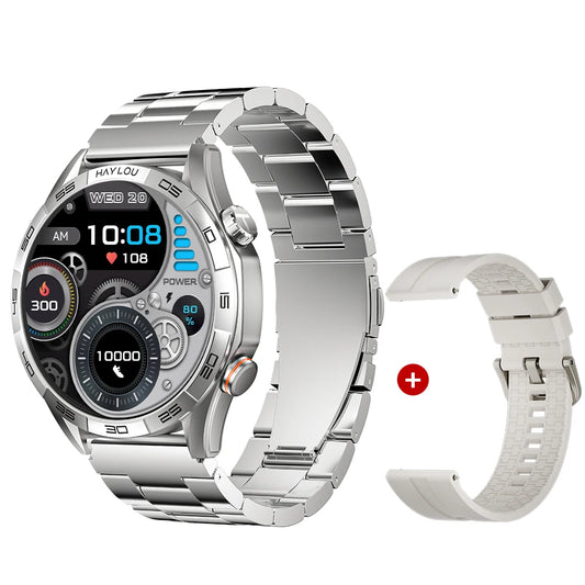 Haylou Solar 5 Smartwatch – 1.58” AMOLED Display, 60Hz Refresh Rate, Voice Calling, 24H Health Monitoring & Sports Fitness Watch for Men