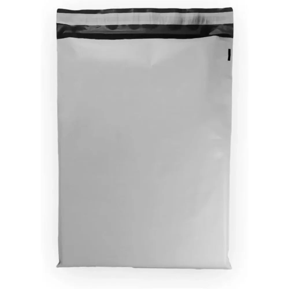 12″×16″ White Poly Mailers – Pack of Large Self-Sealing Plastic Shipping Envelopes, Size 5, 1.7 Mil Thick