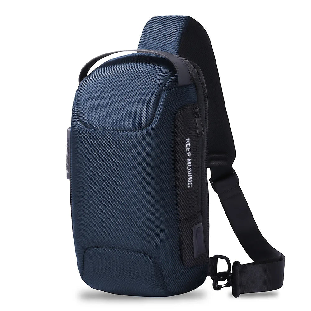 Douyin-Hot Style Summer Men’s Sports Car Breast Bag – Single-Shoulder Crossbody Bag