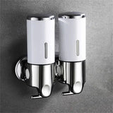 Wall-Mount Bathroom Liquid Soap Dispenser – Refillable Hand Sanitizer, Shampoo & Shower Gel Container