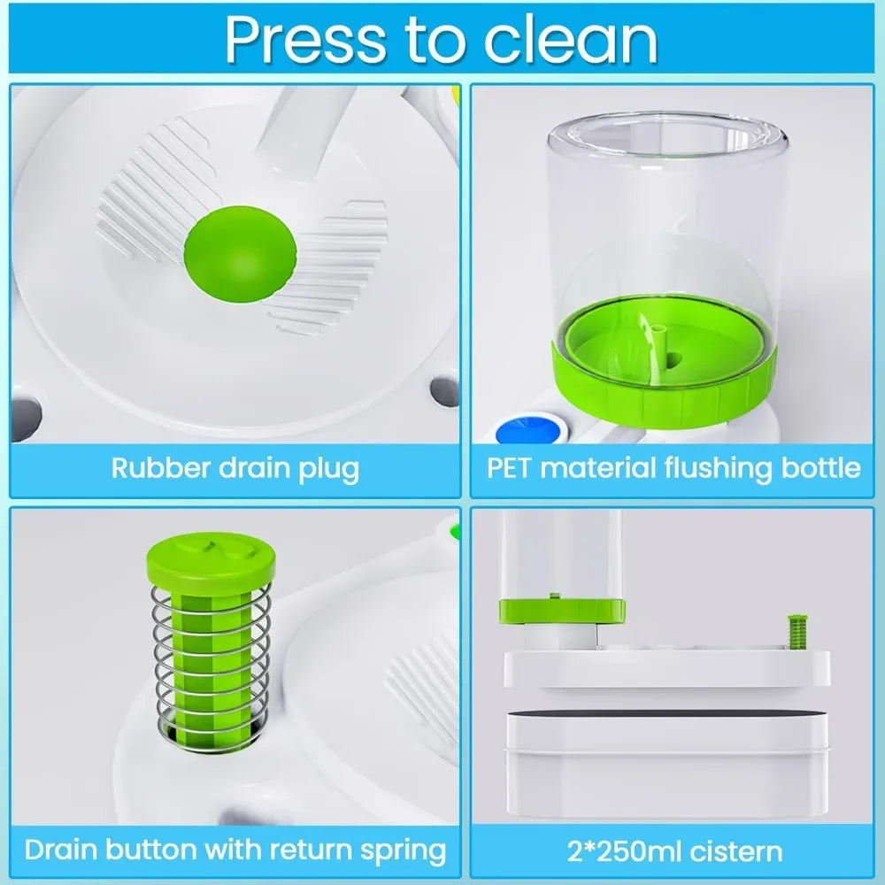 Upgrade Paint Brush Cleaner & Rinse Station – Efficient Paint Brush Washing Tool