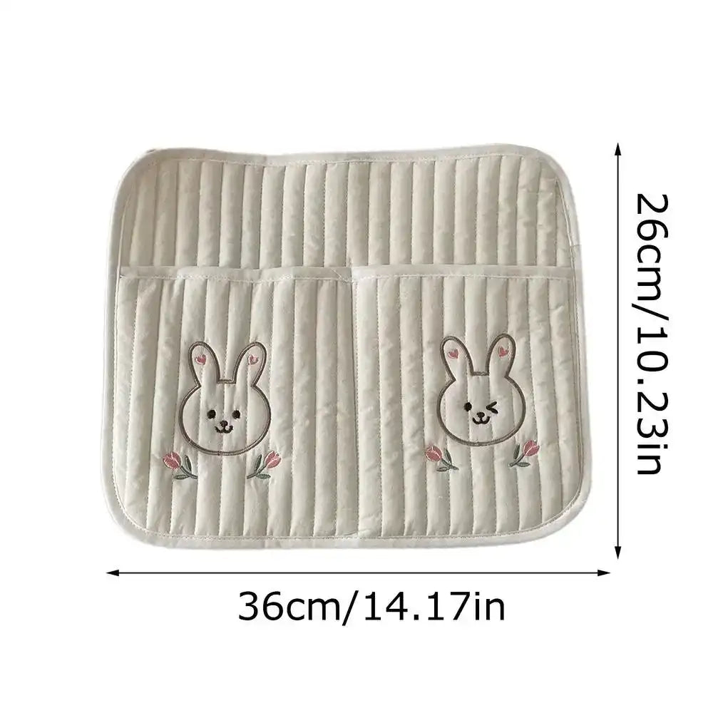 Bedside Hanging Baby Crib Organizer – Multi-Pocket Nursery Storage Bag