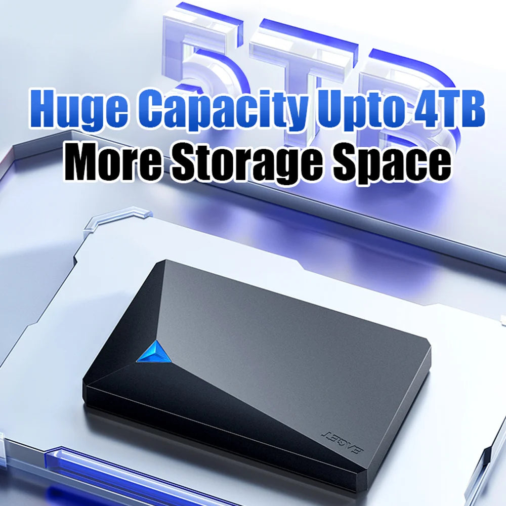 Eaget Portable External Hard Drive 1TB–5TB USB 3.0 5Gbps 2.5-Inch HDD – High-Speed Storage for PC, Laptop & MacBook (116 characters)