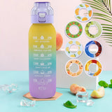 1000ml Fruit Flavor Water Bottle with 7 Aroma Rods – Large Capacity Scented Hydration for Outdoor & Travel