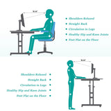 Adjustable PC Desk – Multi-Purpose Height Adjustable Laptop & Computer Table for Home, Office & Study Use