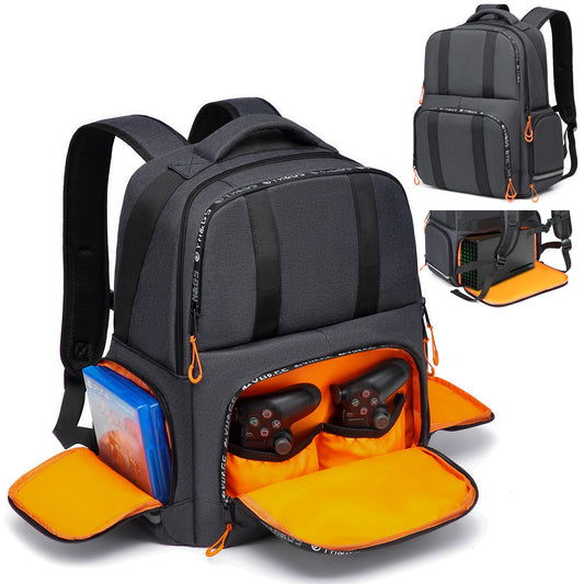 Xbox Series X|S Compatible Gaming Backpack – Protective Console Carry Bag with Dedicated Accessory Storage