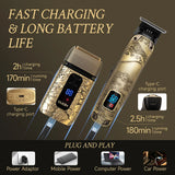 Men’s Foil Shaver & Grooming Kit – Bald Head Shaver, Hair & Beard Trimmer, Mustache & Face Shaving Machine