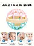 Baby Sensory Teething & Rattle Toys – Soft Silicone Teether Set for 0–12 Months, Gum Relief & Developmental Play