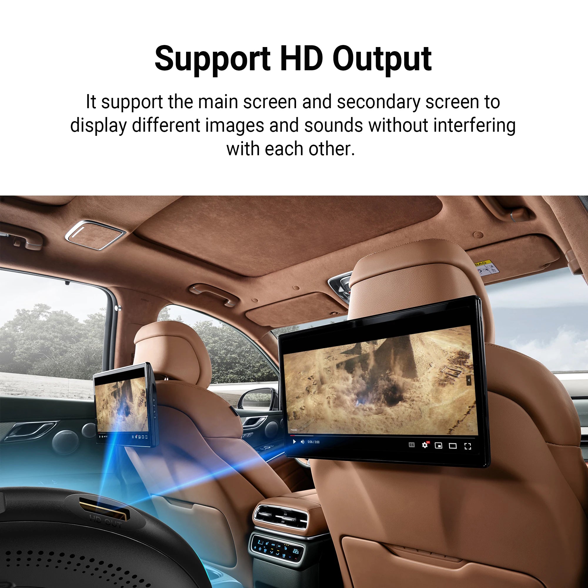 Ottocast P3 Android AI Box – Wireless CarPlay & Android Auto TV Box with HDMI Out, YouTube & Netflix Support