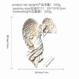 Angel Wings Resin Ornament – Elegant Door Frame & Garden Décor | Indoor & Outdoor Spiritual Home Gift