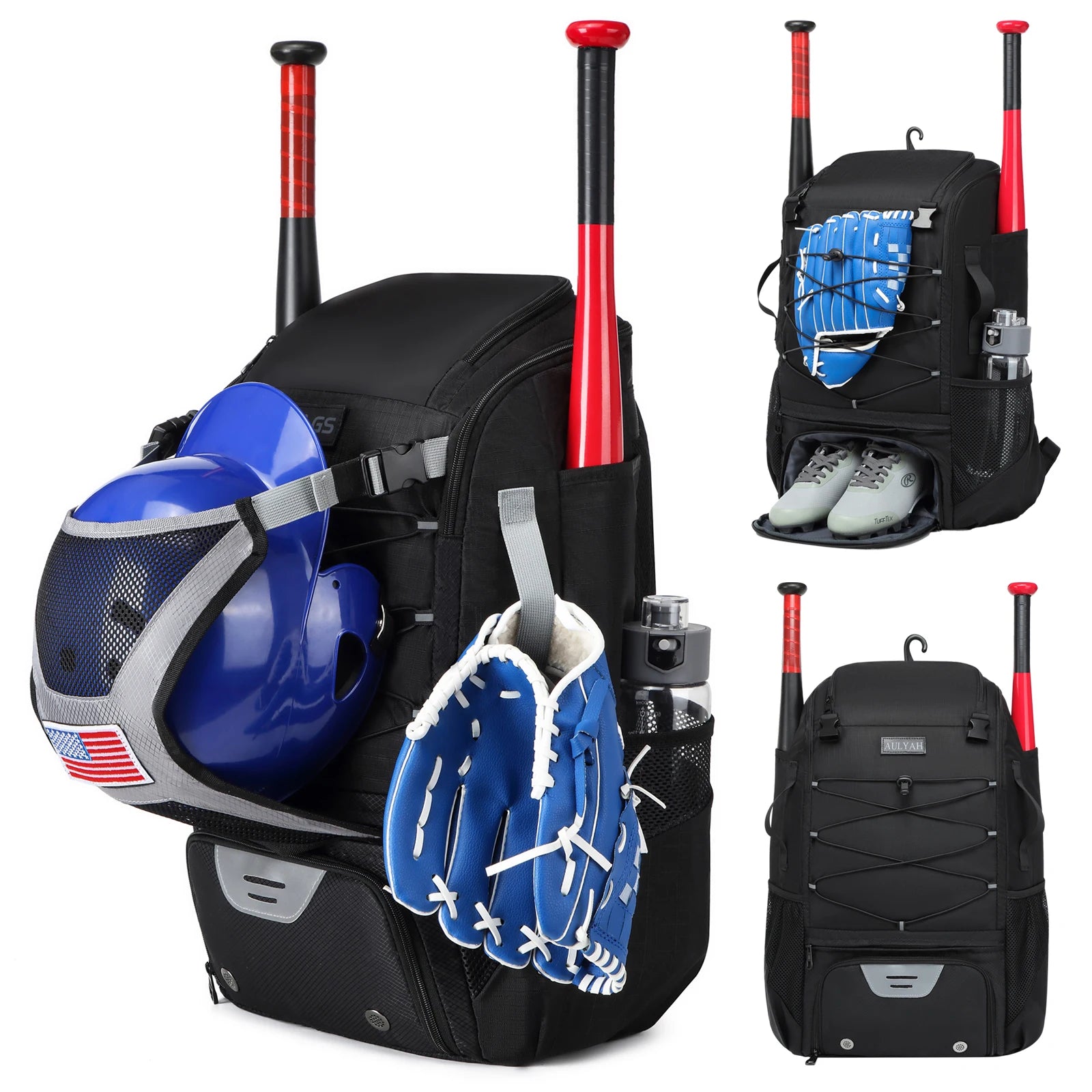 Baseball Equipment Bag – Large-Capacity Baseball Backpack with Shoe Compartment & Bat Sleeve