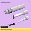Heavy-Duty Wireless Car Vacuum – 180W Motor, Wet/Dry Cleaning, 8000Pa Suction for Sand & Debris Removal 🚗🧹