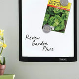 Magnetic Whiteboard 8.5 x 11 in – Wall-Mounted Dry Erase Board for Home, Office & Homeschool