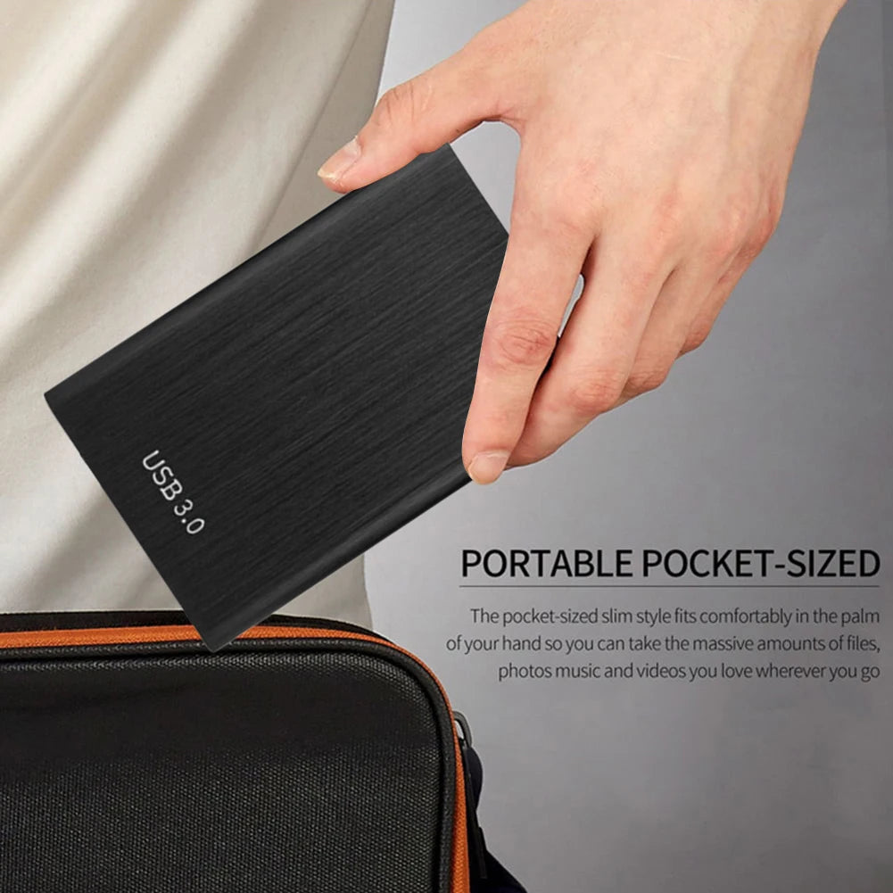 2.5-Inch Portable Hard Drive Enclosure – USB 3.0 External HDD Case for 1TB+ Mobile Storage, Compatible with PC & Mac