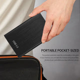 2.5-Inch Portable Hard Drive Enclosure – USB 3.0 External HDD Case for 1TB+ Mobile Storage, Compatible with PC & Mac