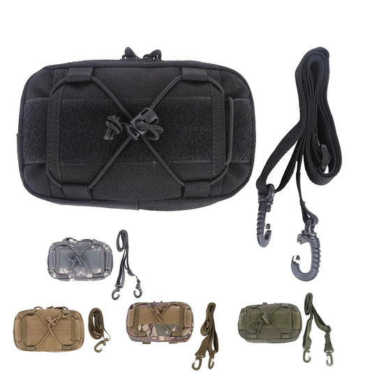 MOLLE Tactical Waterproof Pouch – Compact EDC Utility Tool Bag for Hiking, Fishing, Camping, Hunting & Outdoor Work