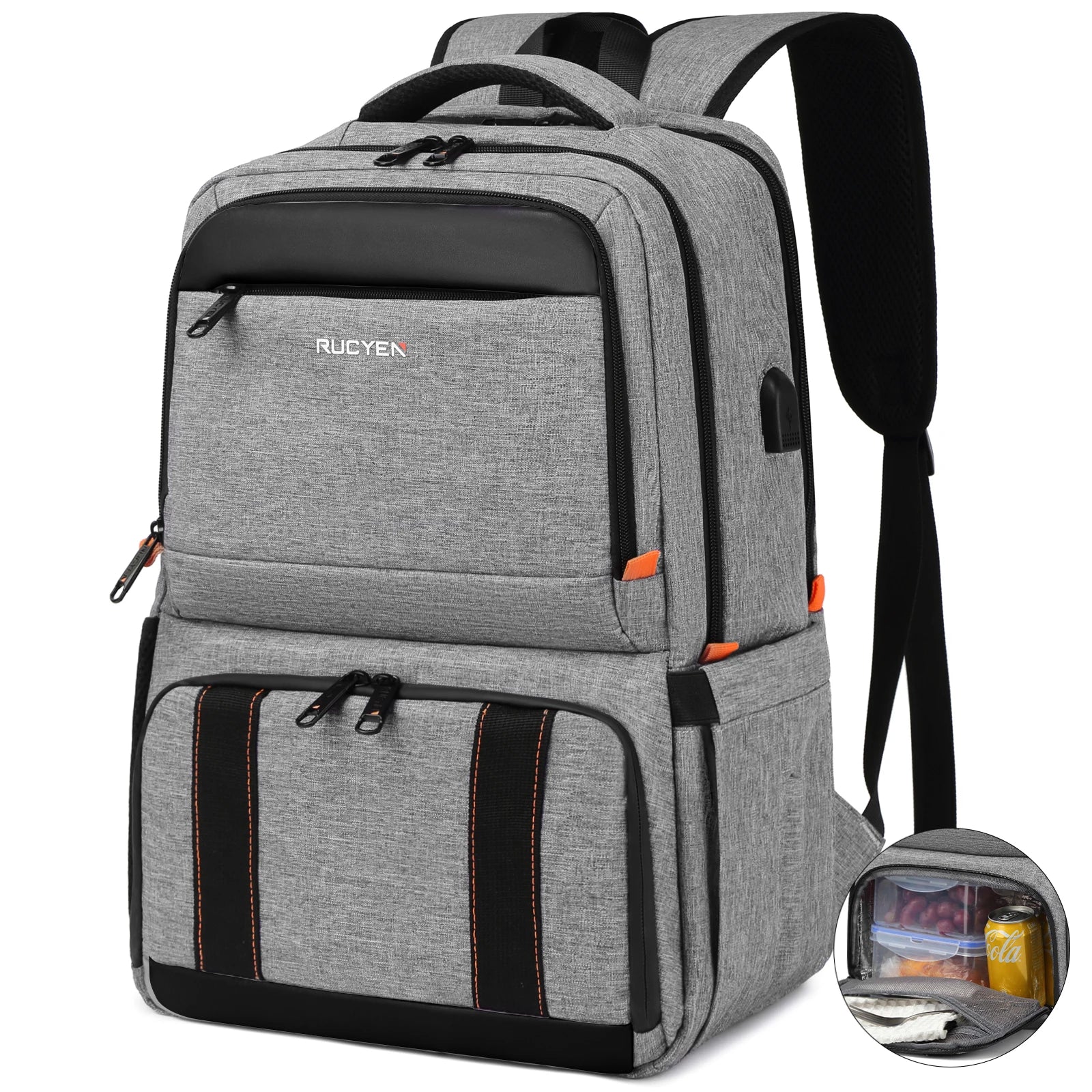 Large Insulated Lunch Backpack – Waterproof Picnic & Travel Cooler Bag with Large Capacity 🧳