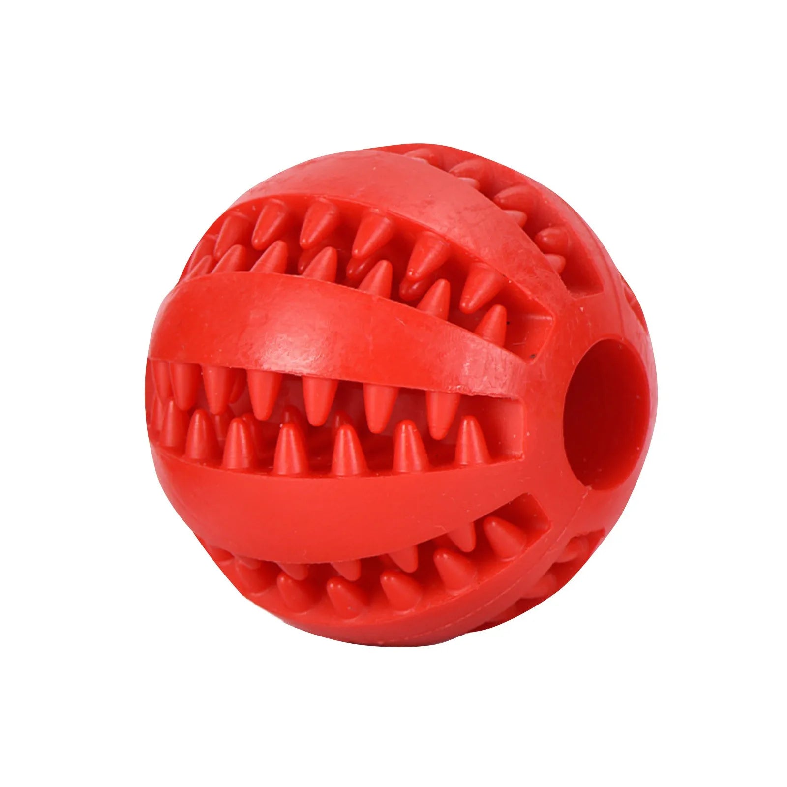 Prickly Watermelon Ball – Elastic Rubber Chew Toy for Puppies & Dogs (Teeth Cleaning & Treat Dispenser)