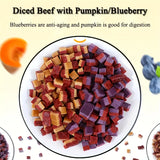 Beef & Meat Cubes Dog Treats – High-Protein, Healthy & Easily Digestible Snacks (100g / 3.53oz)