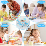 AOOU Kids Table & 4-Chair Set – Height Adjustable Multi-Activity Art & Study Table for Age 2-10 🎨