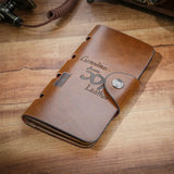 Men’s Retro PU Leather Long Wallet – Bifold Checkbook Holder, ID Card Case & Money Clutch Purse