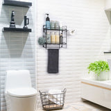 2-Tier Stackable Stainless Steel Storage Rack – Space-Saving Organizer for Bathroom & Kitchen