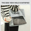 Cat & Small Dog Carrier Bag – Soft-Sided Foldable Tote with Breathable Mesh, Adjustable Travel Bag for Pets