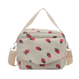 Women’s Corduroy Cartoon Shoulder Bag – Large-Capacity Trendy Crossbody Handbag