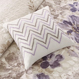 6-Piece Printed Quilt Set with Throw Pillows – Taupe King/Cal King Size | Elegant Soft Bedding Ensemble for Modern Bedrooms