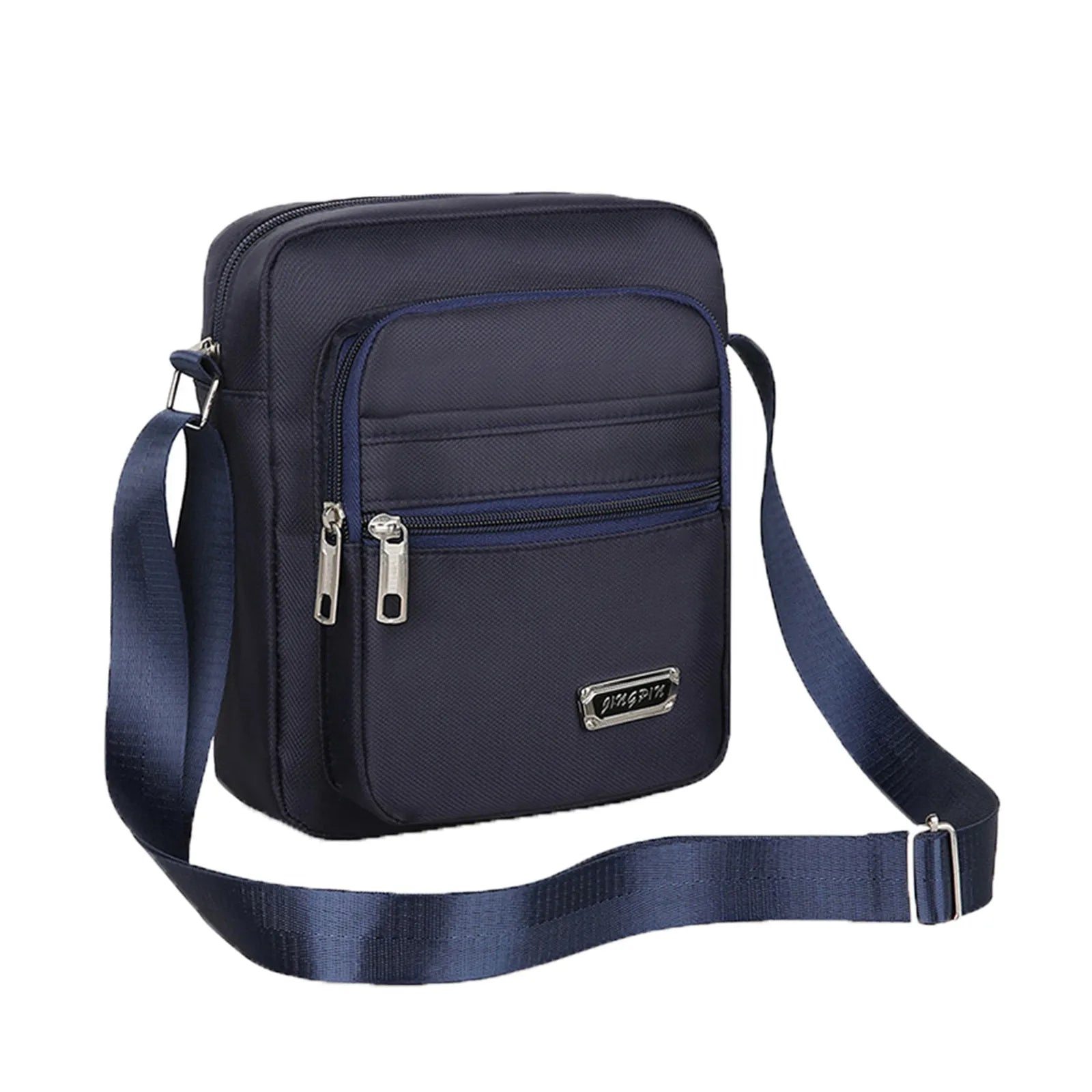 Men’s Waterproof Nylon Crossbody Bag — Large Casual Shoulder Messenger Satchel for Travel & Daily Use