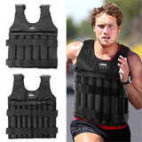 Adjust-Load 2-in-1 Weighted Vest Jacket – 3 / 5 / 20 / 35 / 50 kg Adjustable Training Weight Vest 🏋️‍♂️