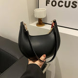 Women’s Moon-Shaped Crossbody Shoulder Bag – High-End Single Shoulder Luxury Design