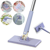 Indoor Quick-Dry Mop – Dual Wet & Dry Floor Cleaning Mop with Strong Handle & Absorbent Pad 🧹💧
