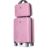 4-Piece Lightweight Travel Luggage Set – Large Capacity Spinner Suitcases with Double Wheels