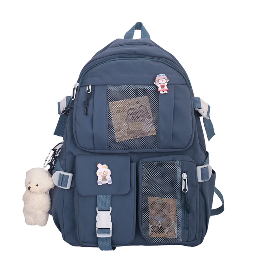 Lightweight School Backpack – Casual Travel Daypack with Handle & Large Capacity 🎒