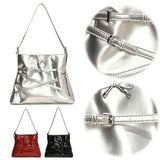 Women’s Luxury Shoulder Bag with Bow 🎀 – Elegant Solid Color Handbag & Crossbody Bag with Adjustable Strap 💼✨