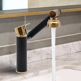 Bathroom Sink Faucet – 360° Swivelling Mixer with Dual Water-Outlet Modes & Hose Connection