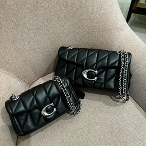 Black silver buckle