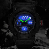 FOXBOX Men’s Sport Watch ⌚ – Shock Resistant, 50M Waterproof, LED Display, Alarm & Stopwatch