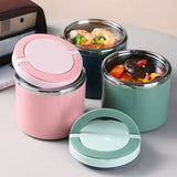 Stainless Steel Soup Thermos & Food Jar – Insulated Hot/Cold Bento Lunch Container with Handle 🍱🔥
