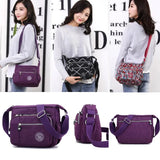 Women’s Large-Capacity Nylon Crossbody & Shoulder Bag – Multi-Pocket Everyday Tote for Mature Style