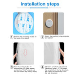 🚨 125dB Wireless Glass Break Alarm – Vibration Sensor for Doors & Windows, Anti-Theft Security Alarm System