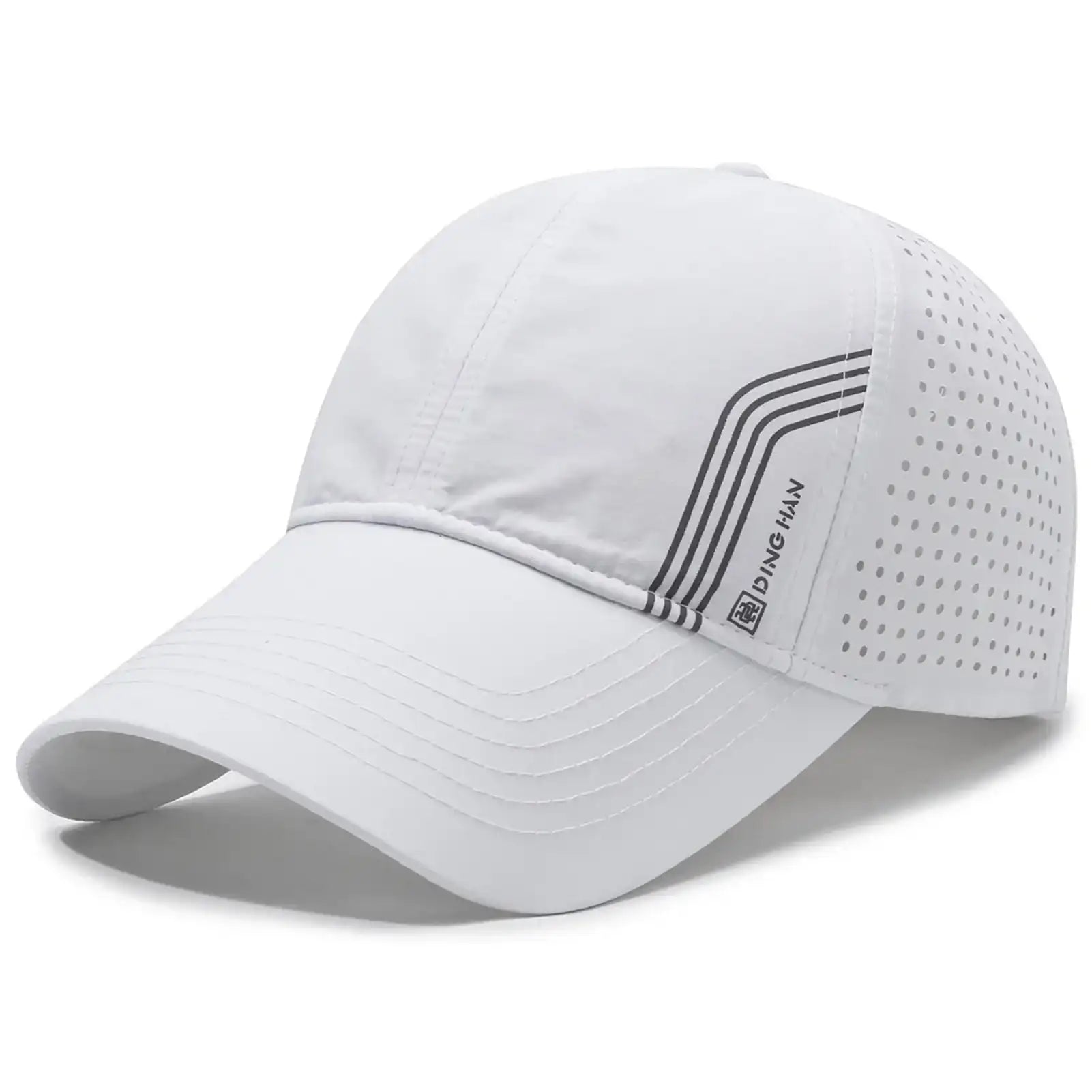 Fashion Solid Baseball Cap for Men – Breathable Mesh Sports Casual Visor Hat, Quick-Dry Summer Hollow-Out Hip-Hop Style