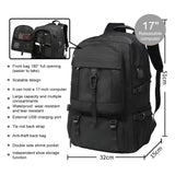 50–80L Men’s Waterproof Travel Laptop Backpack – Large-Capacity USB Charging Business & School Bag | Outdoor Sports Daypack