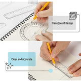 Mr. Pen® 13-Piece Geometry Set 📐 | Shatterproof Case + Precision Drawing Tools | School & Exam Essential